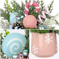 Christmas Centerpieces for Tables, Small Christmas Table Arrangements with Ce…