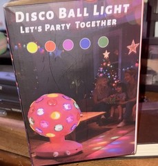 Y2K Pink Disco Ball – NIB