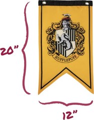 Conquest Journals Harry Potter Wizarding House Banner Flag Set, Multi-colored