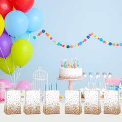 12 Pieces Confetti Sprinkle Party Decorations Confetti Sweet Candy Bag Donut …