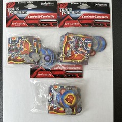 Lot Of 3 Packs NEW 2008 Hasbro Transformers Confetti 2/3oz