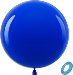 Royal Blue Balloons 36 Inch – Pack Jumbo Large round Dark Blue Latex Balloon f