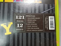 Halloween Decorations Activity Set Party In A Pack Opened Slightly
