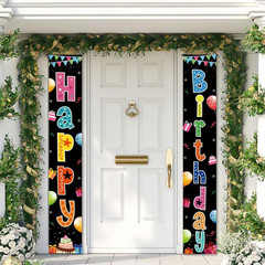 Birthday Decorations Banner, Happy Birthday Door Sign for Men Women Boys Girls I