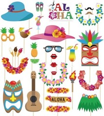 60 Multi-Color Luau Props for Instant Fun – Perfect for Summer Celebrations