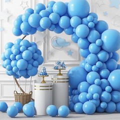 129pcs Premium Latex Different Sizes 18,12,10,5 Inches Balloons for Garland Arch