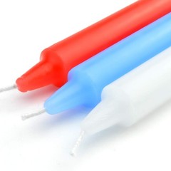 6 Pcs Low Temperature Candles, Fengek 7 7.08 x 0.63 inches, Multi-colored A