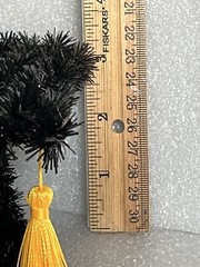 Tinsel and Plastic 5” Graduation Cap 3D Decoration Hanging Or Tabletop New