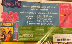 Peppa Pig Scene Setters Photo Props Happy Birthday Party 5 Piece Set 6 Feet Tall