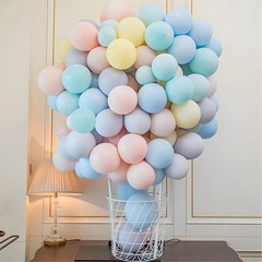 Pastel Rainbow Mini Balloons – 5 Inch, 200 Count, Wedding & Party Decor Supplies