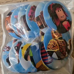 Roblox Party Set for 10 w/ gift bags, wristbands, pendants, Masks, & cutouts
