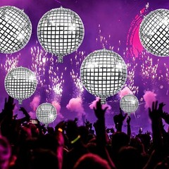 10-Pack 24inch 4D Large Round Aluminum Foil Balloons Self-sealing Disco Fever