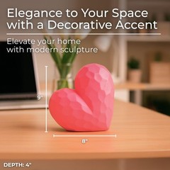 Sagebrook Home Heart Tabletop Display For Home And – Sculpture
