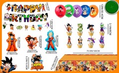 Dragon Ball Birthday Party Decoration Dragon Ball Party Supplies Balloon for Kid
