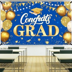XtraLarge Congrats Grad Banner – 72×44 Inch, Congratulations Banner | Graduat…
