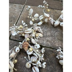 Seashell garlands Coastal Shell wire decor nautical natural marine beach ocean 2