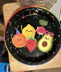 Hey bear, Dancing fruits birthday party decorations