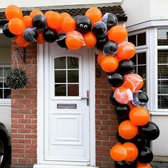 Black and Orange Balloons 60 Pcs 12 inch Halloween Balloons Confetti Balloon …