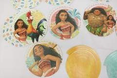 8 Pack Disney MOANA Hanging Swirl Decorations Girls Birthday Party Supplies TF