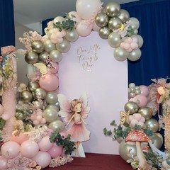 White Pink Gold Balloons Set, 12 Inch Double Pearl White Sand Blush Pale Ligh…