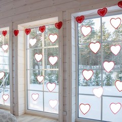 Heart Cutouts Paper Hearts 5.5 Inch Large Valentine Craft 90 PCS