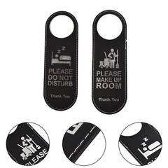 1*Do Not Disturb Signs Door Knobs Hanger Pendant Cleaning Label Make Up Room