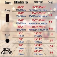 Jeloris Clear Rectangle PVC Vinyl Waterproof Tablecloth Protects Tables