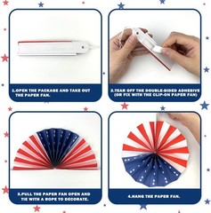 Complete 28 PCS Independence Day Party Supplies for Patriotic Celebrations