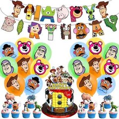 HOT Toy Story Theme Birthday Party Supplies Set for Kids Party Decorate US Stock