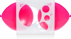 2-10 Inch Collapsible Plastic Balloon Sizer Box Cube, Balloon Size Measurement T