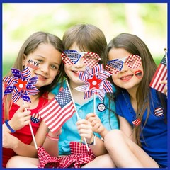 Patriotic Party Supplies Set – 138Pcs 4th of July Accessories & Decorations, Ind