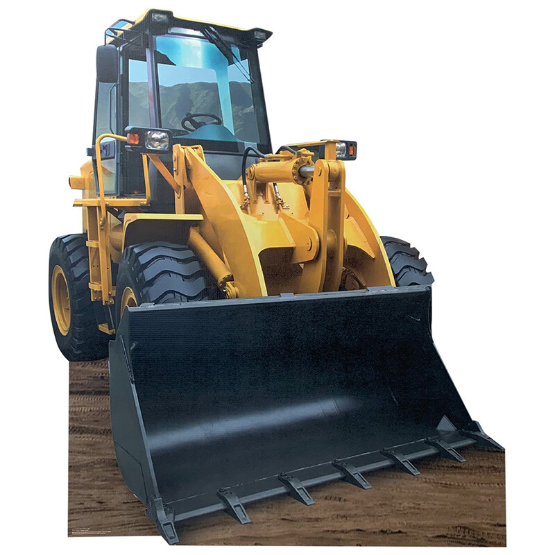 FRONT LOADER 6′ Tall CARDBOARD CUTOUT Standup Standee Poster Construction Prop