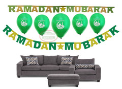 Ramadan Decoration(21Pcs) Ramadan Balloons Banner Ramadan Gift Islamic wall gift