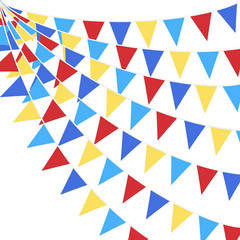 32Ft Hedgehog Birthday Party Decorations Red Blue Yellow and Golden Rings Triang