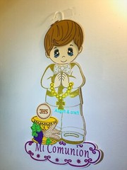 ANGELS First communion foam Wall decorations for boy Decorations De Comunión