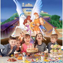 Hercules Party Decorations Backdrop Banner Poster Birthday Gift Party Supplies