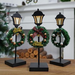 NEROSUN Christmas Table Decorations, 6Pcs 2.4 inches x 8 inches, Lantern
