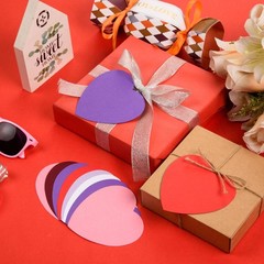 360 PCS Valentines Day Heart Cutouts Assorted Color Paper Shape Crafts