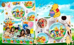 Disney Winnie The Pooh Party Tableware Supplies Birthday Decor Plates Banner Cup