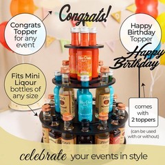 Party Display for Mini Liquor Bottles | 21st Birthday Holiday Celebration Dec…