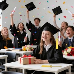 60 Pcs Gold Graduation Cap Tassel Decorations 2026, Grad Party Supplies & Gifts