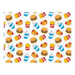 Fast Food Party Polyester Backdrop, 8 Ft x 6 Ft