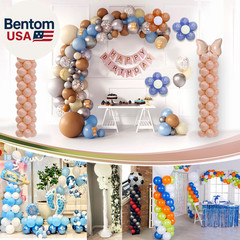 Balloon Column Stand Kit Set of 2, 7Ft Height Adjustable Balloon Arch Kit, Metal