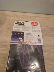 Disney STAR WARS Photo Backdrop 8 FT Long NEW Sealed Package Birthday Party 2pc