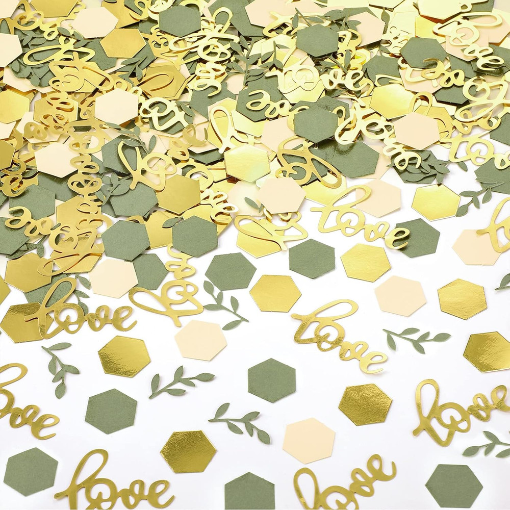 400 Pcs Baby Shower Confetti Decorations Table Confetti Dots Gender Reveal Weddi