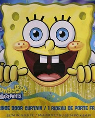 SpongeBob Party Decor Kit + Fringe Door Curtain Nickelodeon NEW