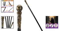 Regal 58.75″ Gold Cane – Dress-Up Wizard Staff for Halloween and Costume Parties