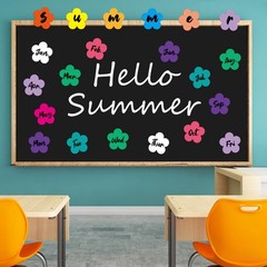 120Pcs Flowers Cutout, Spring Summer Paper Cutouts, Floral Bulletin Board Decor