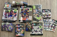 Nintendo Splatoon Birthday Party Kit Supplies Decoration Lot of 16