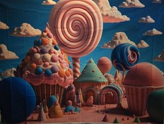 Candy Photo Backdrop 8×6 Ft